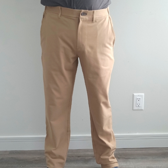 Public Rec 33 x 32 ' All Day Every Day ' travel pant cycling commuting work tan - Picture 8 of 9